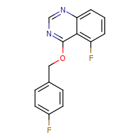 5-fluoro-4-[(4-fluorophenyl)methoxy]quinazoline