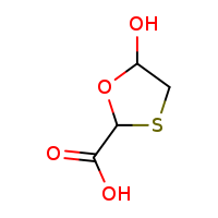 5-hydroxy-1,3-oxathiolane-2-carboxylic acid