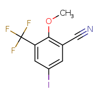 5-iodo-2-methoxy-3-(trifluoromethyl)benzonitrile