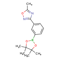 5-methyl-3-[3-(4,4,5,5-tetramethyl-1,3,2-dioxaborolan-2-yl)phenyl]-1,2,4-oxadiazole