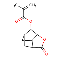 5-oxo-4-oxatricyclo[4.2.1.0³,?]nonan-2-yl 2-methylprop-2-enoate