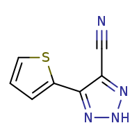 5-(thiophen-2-yl)-2H-1,2,3-triazole-4-carbonitrile
