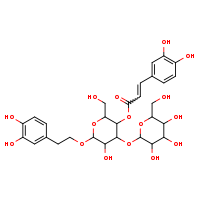 6-[2-(3,4-dihydroxyphenyl)ethoxy]-5-hydroxy-2-(hydroxymethyl)-4-{[3,4,5-trihydroxy-6-(hydroxymethyl)oxan-2-yl]oxy}oxan-3-yl 3-(3,4-dihydroxyphenyl)prop-2-enoate