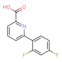 6-(2,4-difluorophenyl)pyridine-2-carboxylic acid