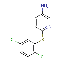 6-[(2,5-dichlorophenyl)sulfanyl]pyridin-3-amine