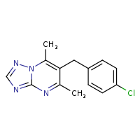 6-[(4-chlorophenyl)methyl]-5,7-dimethyl-[1,2,4]triazolo[1,5-a]pyrimidine