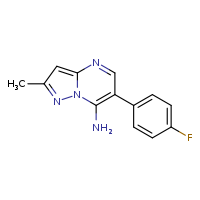 6-(4-fluorophenyl)-2-methylpyrazolo[1,5-a]pyrimidin-7-amine