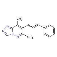 6,8-dimethyl-7-(3-phenylprop-2-en-1-yl)-[1,2,4]triazolo[4,3-b]pyridazine