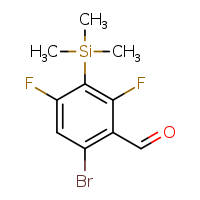 6-bromo-2,4-difluoro-3-(trimethylsilyl)benzaldehyde