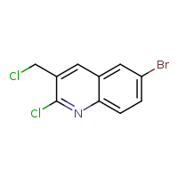 6-bromo-2-chloro-3-(chloromethyl)quinoline