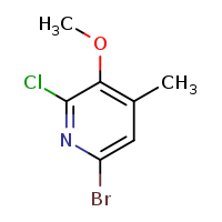 6-bromo-2-chloro-3-methoxy-4-methylpyridine