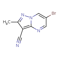 6-bromo-2-methylpyrazolo[1,5-a]pyrimidine-3-carbonitrile