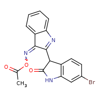 {6'-bromo-2'-oxo-1',3'-dihydro-[2,3'-biindol]-3-ylidene}amino acetate