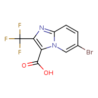 6-bromo-2-(trifluoromethyl)imidazo[1,2-a]pyridine-3-carboxylic acid