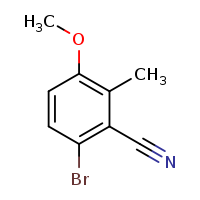 6-bromo-3-methoxy-2-methylbenzonitrile