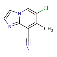 6-chloro-7-methylimidazo[1,2-a]pyridine-8-carbonitrile