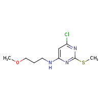 6-chloro-N-(3-methoxypropyl)-2-(methylsulfanyl)pyrimidin-4-amine