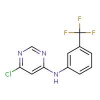 6-chloro-N-[3-(trifluoromethyl)phenyl]pyrimidin-4-amine