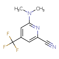 6-(dimethylamino)-4-(trifluoromethyl)pyridine-2-carbonitrile