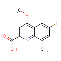 6-fluoro-4-methoxy-8-methylquinoline-2-carboxylic acid