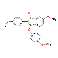 6-methoxy-3-(4-methoxyphenoxy)-2-(4-methoxyphenyl)-1??-benzothiophen-1-one