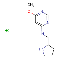 6-methoxy-N-(pyrrolidin-2-ylmethyl)pyrimidin-4-amine hydrochloride