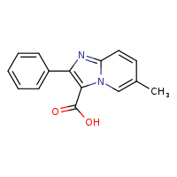 6-methyl-2-phenylimidazo[1,2-a]pyridine-3-carboxylic acid
