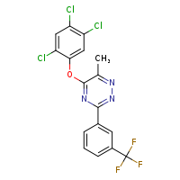 6-methyl-5-(2,4,5-trichlorophenoxy)-3-[3-(trifluoromethyl)phenyl]-1,2,4-triazine