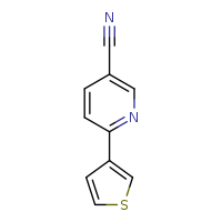 6-(thiophen-3-yl)pyridine-3-carbonitrile
