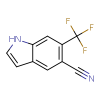 6-(trifluoromethyl)-1H-indole-5-carbonitrile