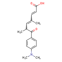 7-[4-(dimethylamino)phenyl]-4,6-dimethyl-7-oxohepta-2,4-dienoic acid