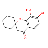 7,8-dihydroxy-3H-spiro[1-benzopyran-2,1'-cyclohexan]-4-one