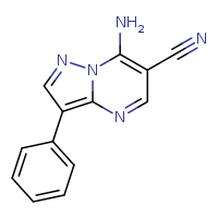 7-amino-3-phenylpyrazolo[1,5-a]pyrimidine-6-carbonitrile