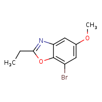 7-bromo-2-ethyl-5-methoxy-1,3-benzoxazole