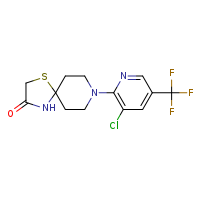 8-[3-chloro-5-(trifluoromethyl)pyridin-2-yl]-1-thia-4,8-diazaspiro[4.5]decan-3-one