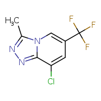 8-chloro-3-methyl-6-(trifluoromethyl)-[1,2,4]triazolo[4,3-a]pyridine
