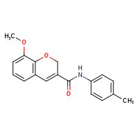 8-methoxy-N-(4-methylphenyl)-2H-chromene-3-carboxamide