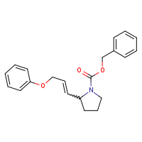 benzyl 2-(3-phenoxyprop-1-en-1-yl)pyrrolidine-1-carboxylate