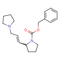 benzyl 2-[3-(pyrrolidin-1-yl)prop-1-en-1-yl]pyrrolidine-1-carboxylate