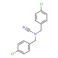 bis[(4-chlorophenyl)methyl](cyano)amine
