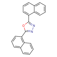 bis(naphthalen-1-yl)-1,3,4-oxadiazole