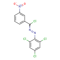 [chloro(3-nitrophenyl)methyl](2,4,6-trichlorophenyl)diazene
