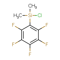chlorodimethyl(2,3,4,5,6-pentafluorophenyl)silane