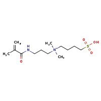 dimethyl[3-(2-methylprop-2-enamido)propyl](4-sulfobutyl)azanium