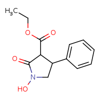 ethyl 1-hydroxy-2-oxo-4-phenylpyrrolidine-3-carboxylate