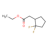ethyl 2-(2,2-difluorocyclopentyl)acetate