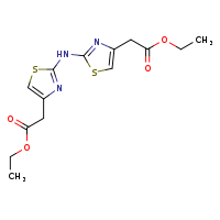 ethyl 2-(2-{[4-(2-ethoxy-2-oxoethyl)-1,3-thiazol-2-yl]amino}-1,3-thiazol-4-yl)acetate