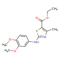 ethyl 2-[(3,4-dimethoxyphenyl)amino]-4-methyl-1,3-thiazole-5-carboxylate