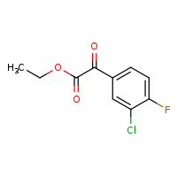 ethyl 2-(3-chloro-4-fluorophenyl)-2-oxoacetate