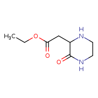 ethyl 2-(3-oxopiperazin-2-yl)acetate